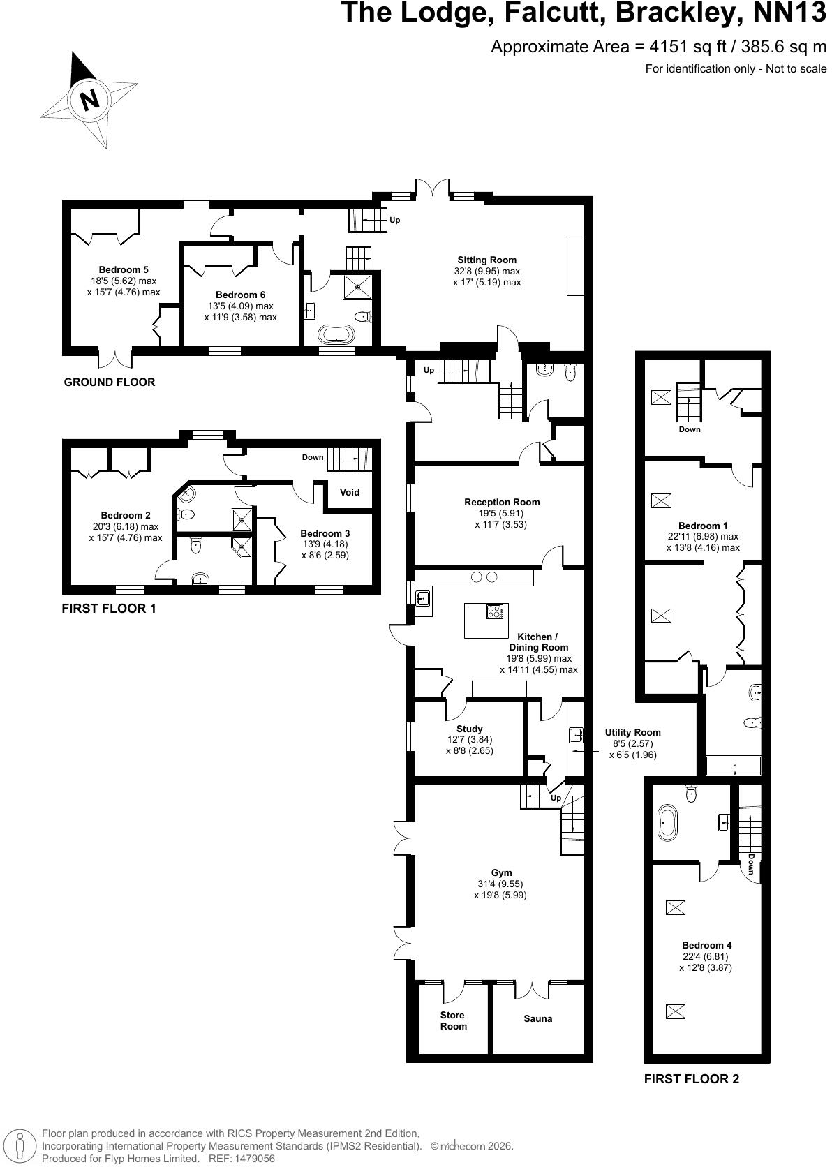 Falcutt, Brackley, Northamptonshire floorplan