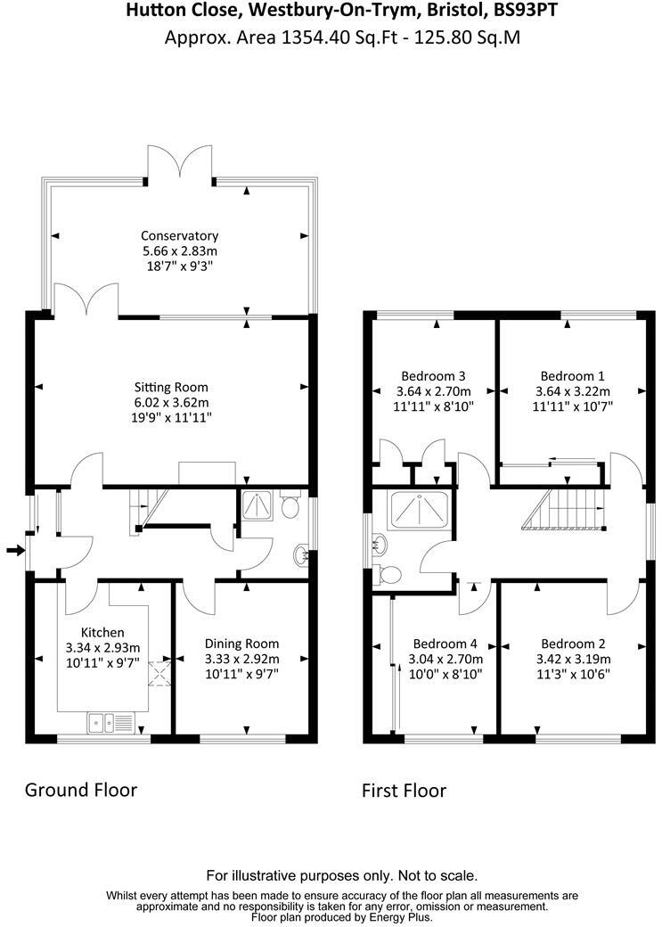 Hutton Close, Bristol floorplan