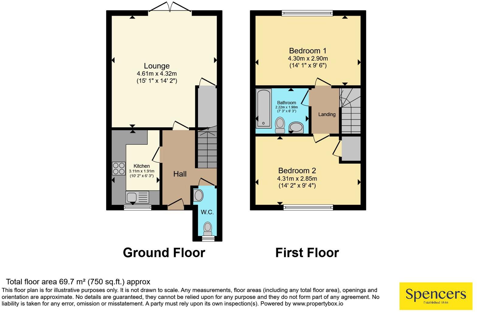 Dainty Close, Broughton Astley, Leicester, Leicestershire, LE9 floorplan