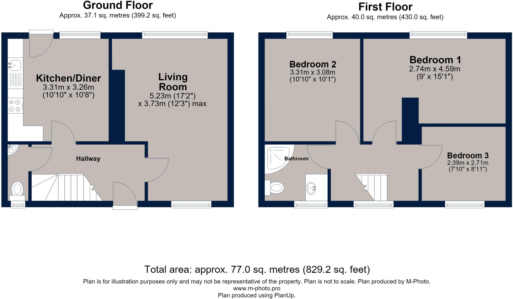Willow Crescent, Oakham floorplan