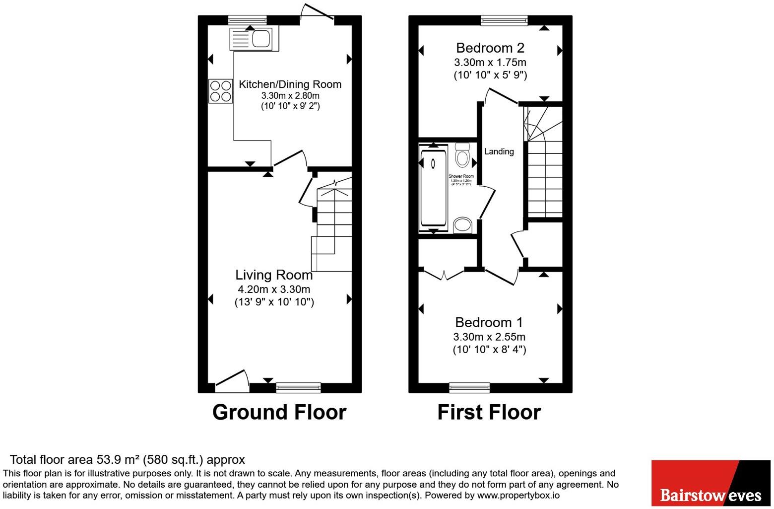 Underwood Road, Woodford Green, IG8 floorplan