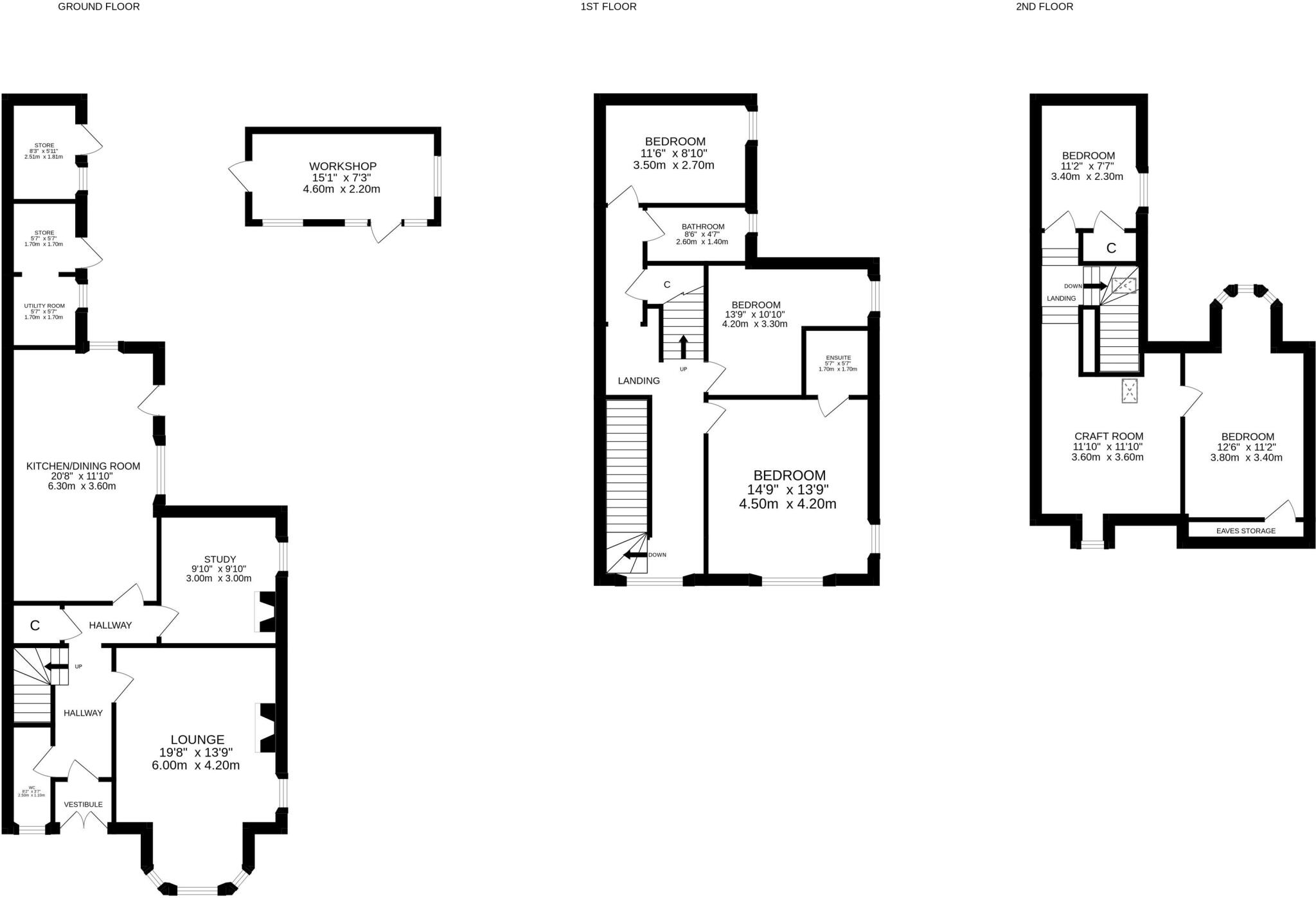 Fernknowe, Connaught Terrace, Crieff, Perth And Kinross floorplan