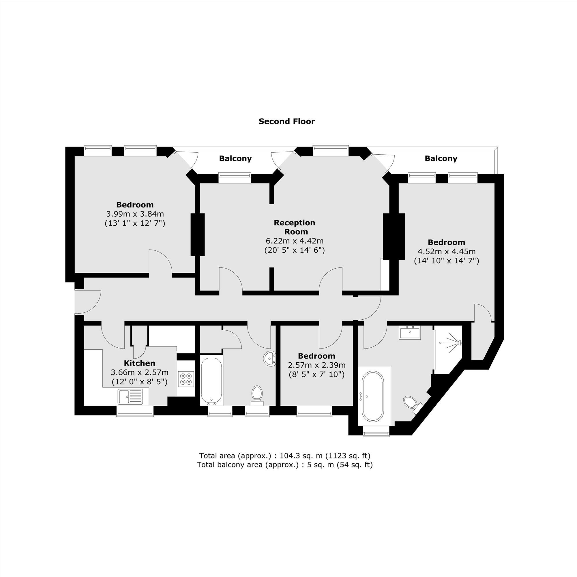 Edith Road, West Kensington floorplan