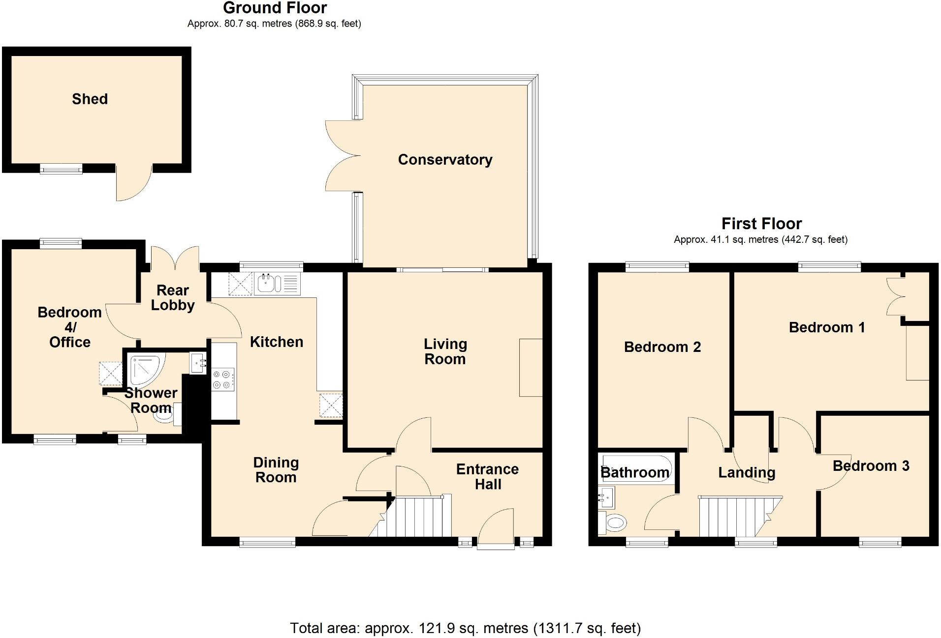 Langford Road, Trowbridge floorplan