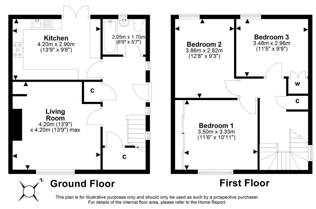 39 Dryden Avenue, Loanhead, EH20 9JT floorplan