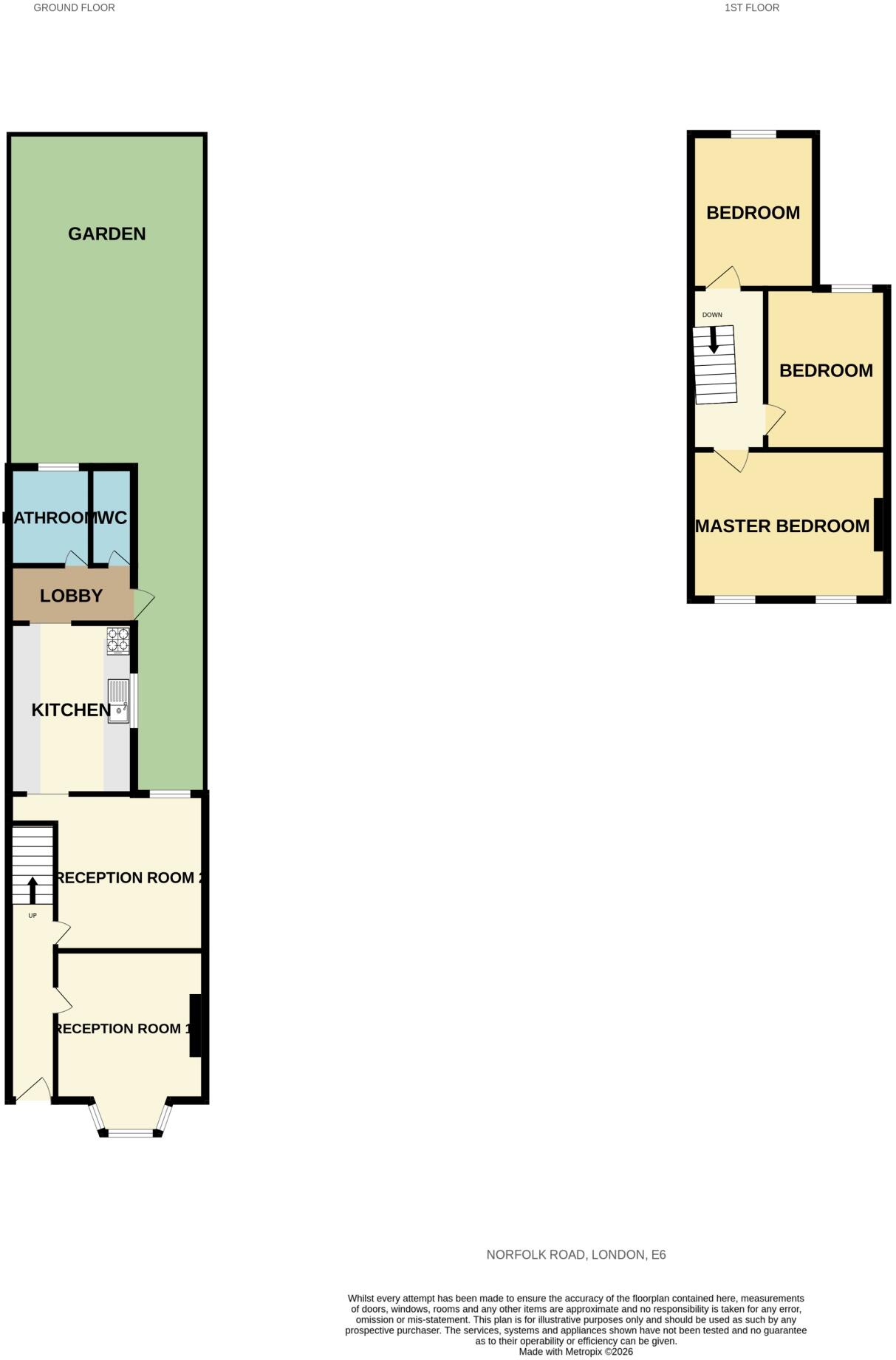 Norfolk Road, London, Greater London, E6 floorplan