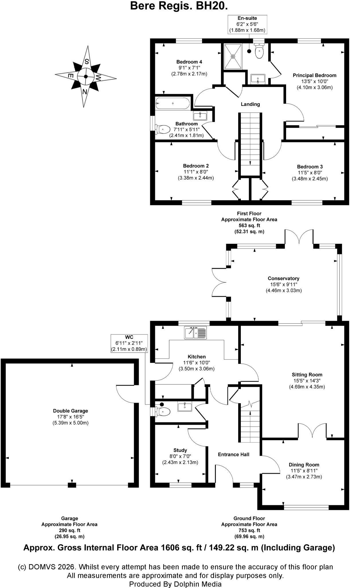 Bere Regis, Dorset floorplan