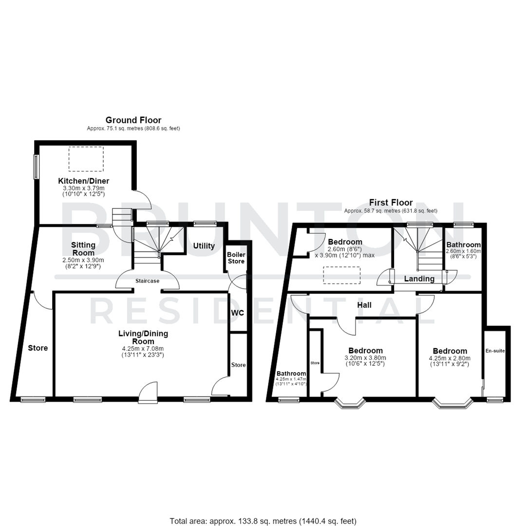 Sunniside House, Market Place, Allendale, Hexham floorplan