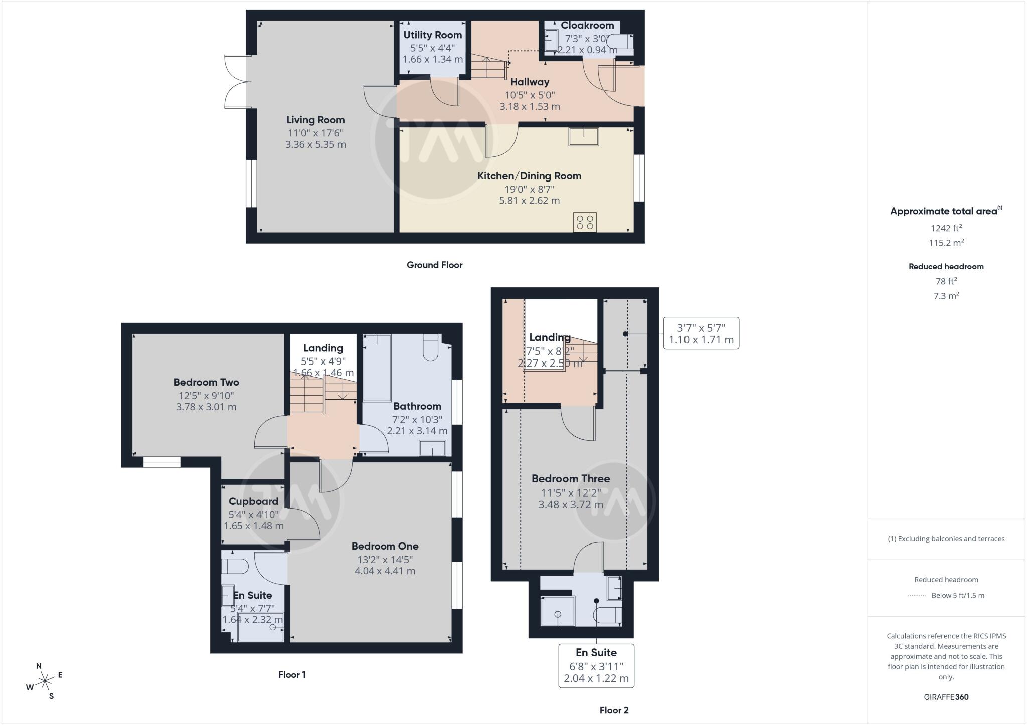 6 Windmill Row, St. Neots, Cambridgeshire, PE19 floorplan