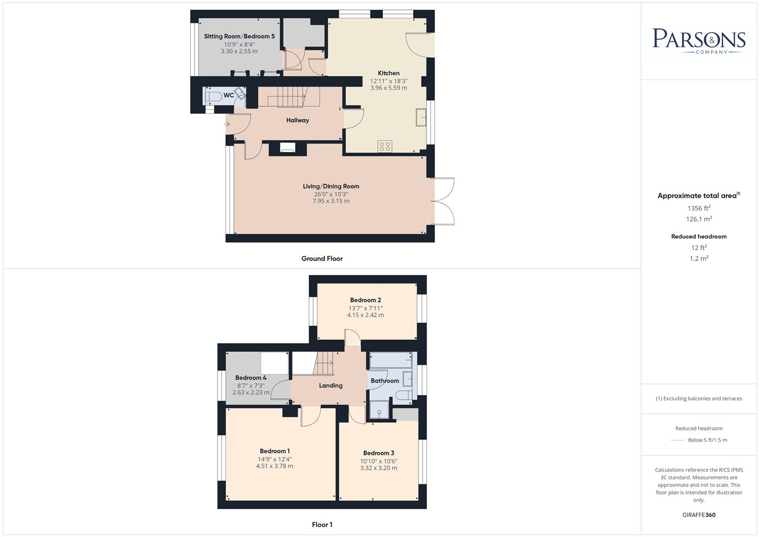 Lowick Close, Dereham floorplan