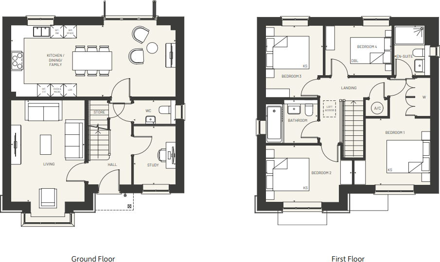 Plot 71 The Hazel, Collaton Park, Newton Ferrers, Plymouth, Devon floorplan