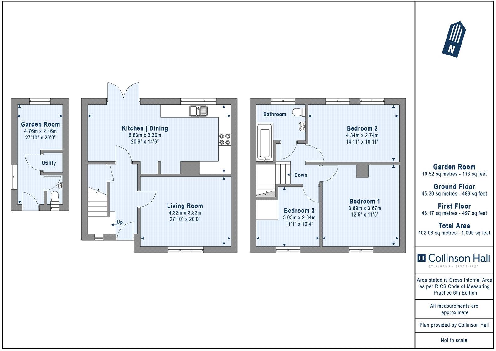 Holyrood Crescent, St. Albans, Hertfordshire, AL1 floorplan