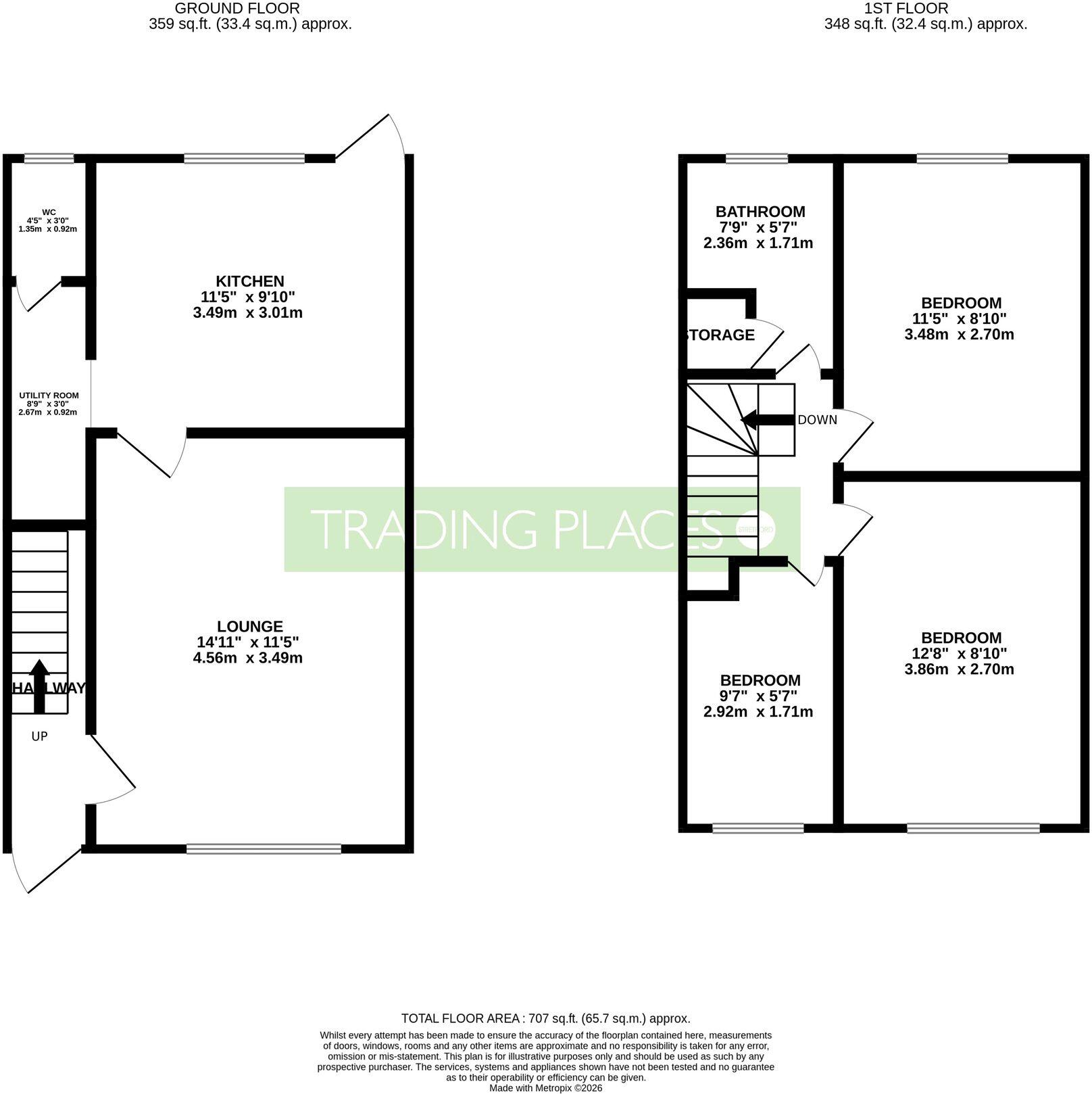 Bradshaw Lane, Stretford, M32 floorplan