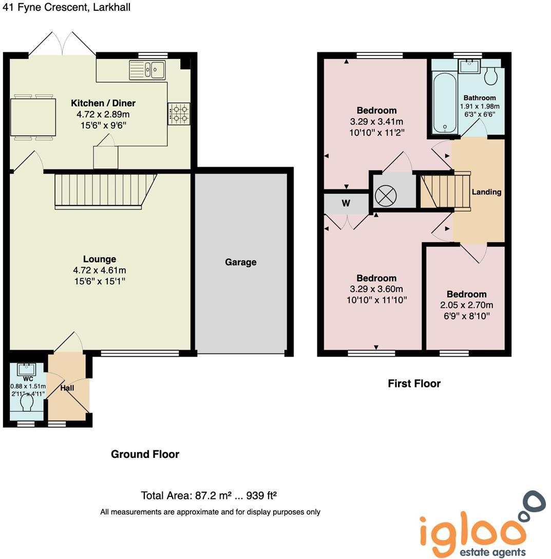 Fyne Crescent, Larkhall floorplan