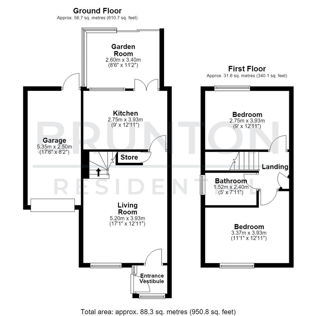 Ascot Walk, Kingston Park, NE3 floorplan