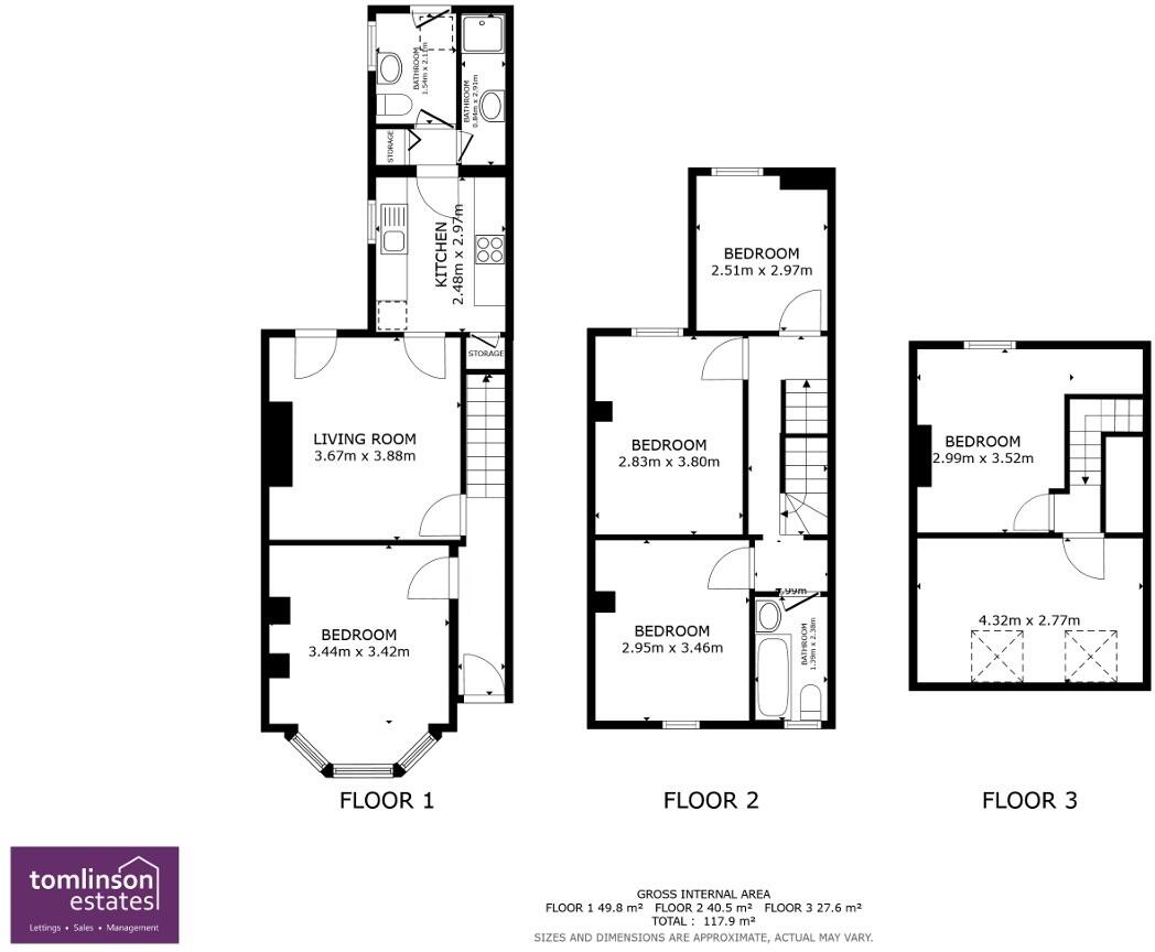 Douglas Road, Lenton, Nottingham, NG7 1NW floorplan