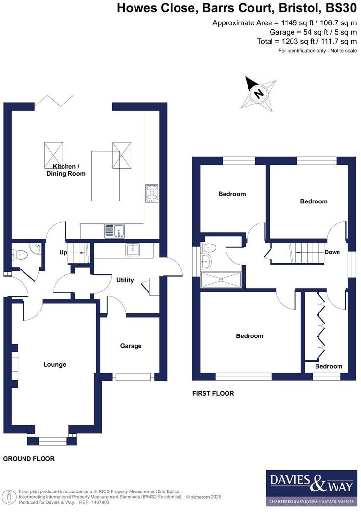 Howes Close, Barrs Court, Bristol floorplan