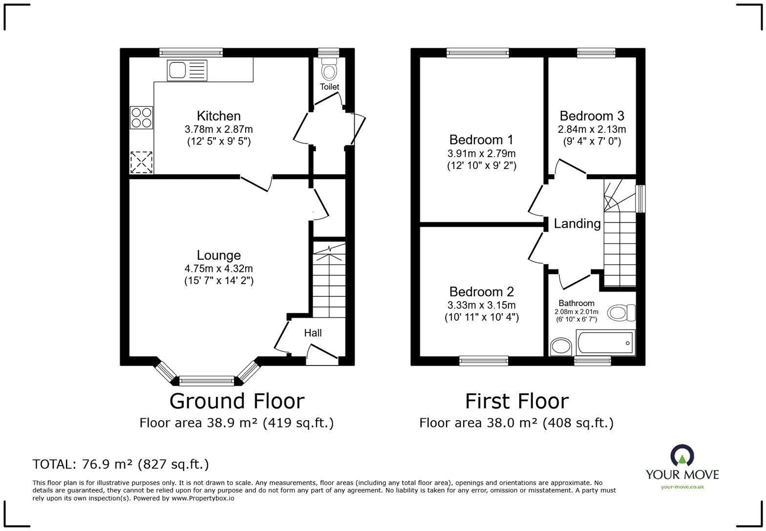 Rownall Road, Meir, Stoke On Trent, Staffordshire, ST3 floorplan
