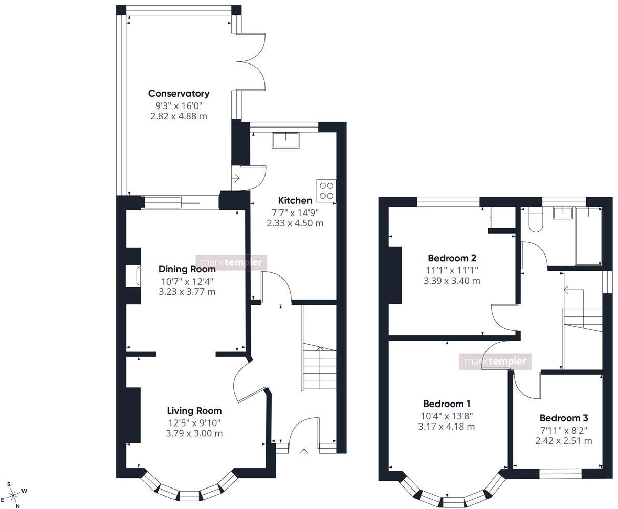 1930's home located in the west end of Clevedon floorplan