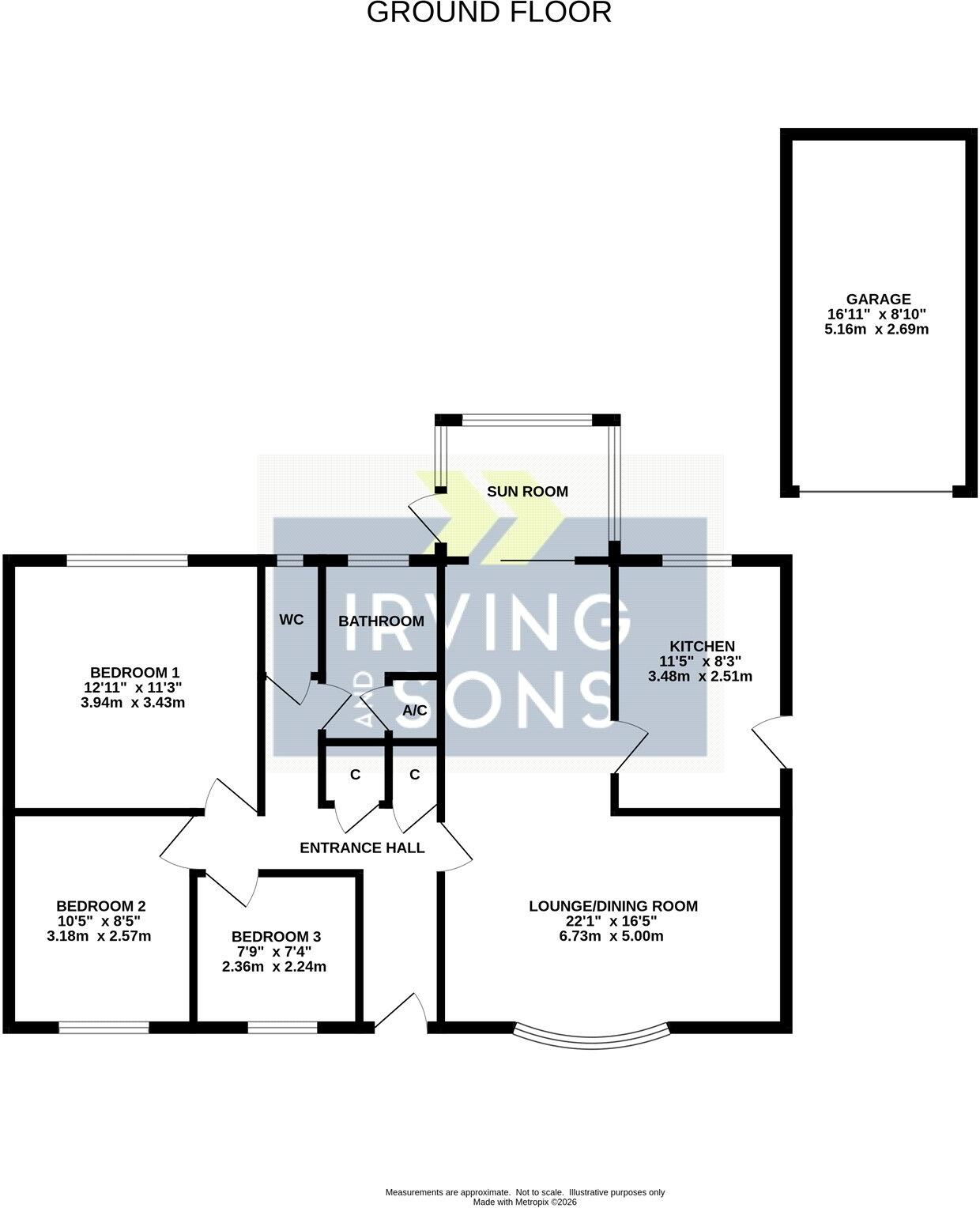 Blackthorn Way, Verwood, Dorset, BH31 floorplan