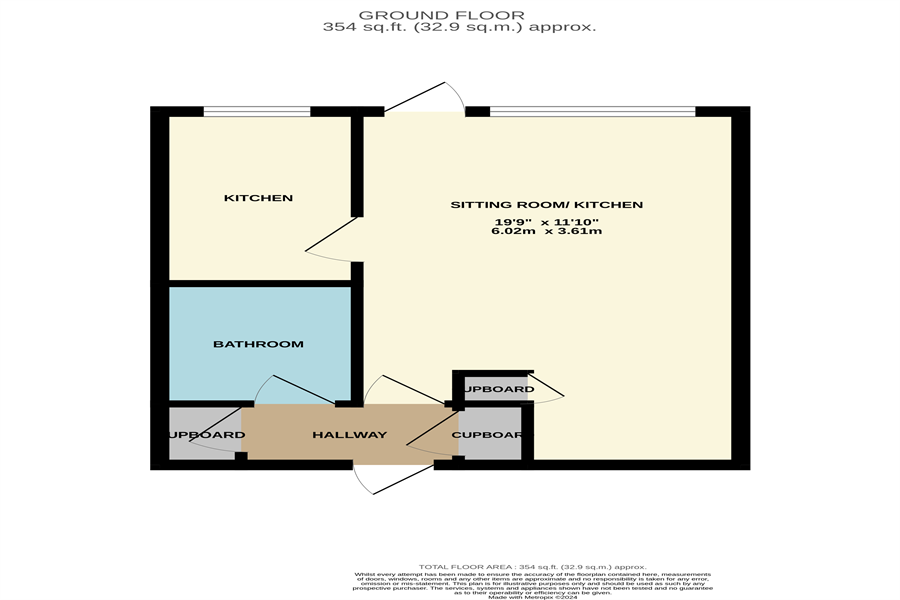 Hamilton House, Belgrave Road, BN25 floorplan