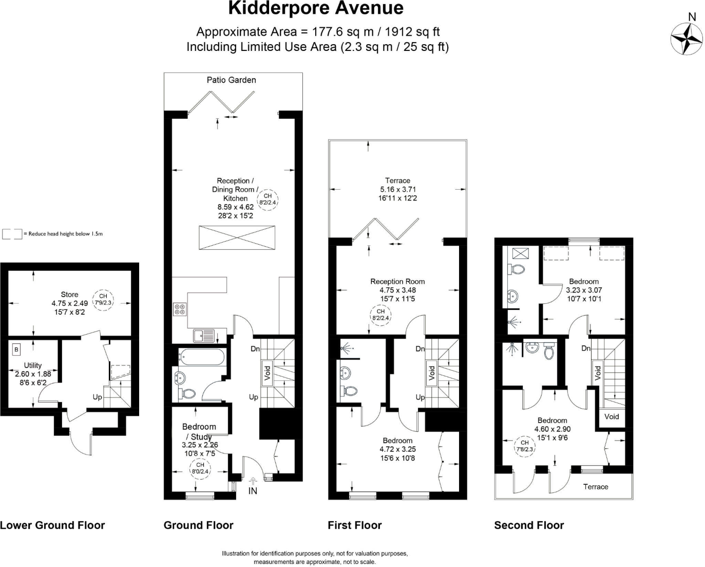 Teil Row, Hampstead Manor, Kidderpore Avenue, NW3 floorplan