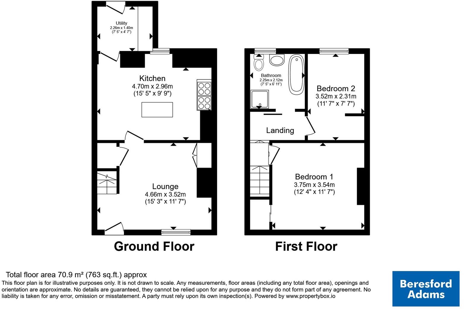 Penyffordd, Holywell, Flintshire, CH8 floorplan