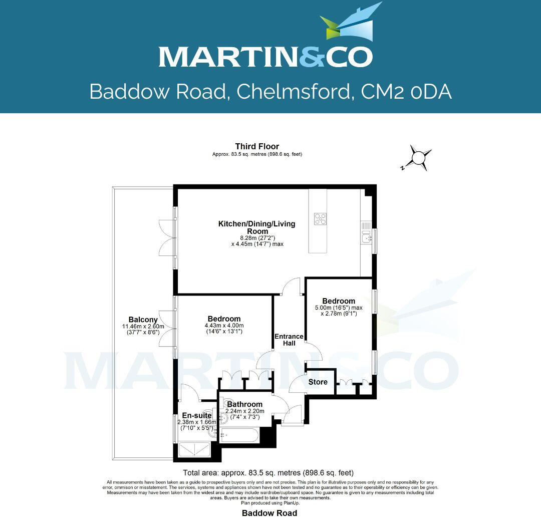 Baddow Road, Chelmsford floorplan