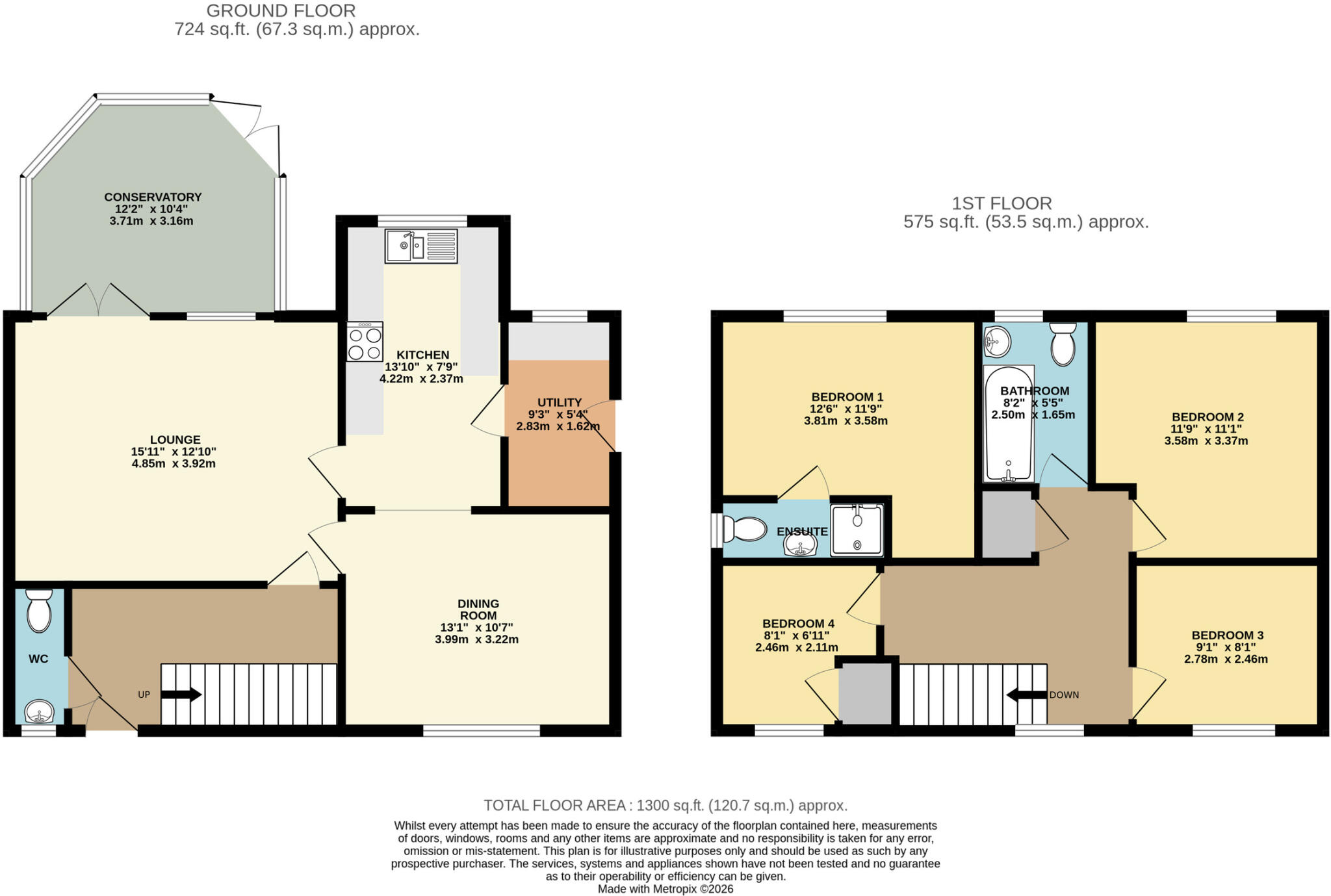 Millers Close, Kirton Lindsey, Gainsborough, Lincolnshire floorplan