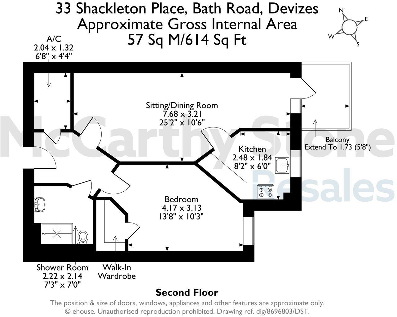 Shackleton Place, Bath Road, Devizes, Wiltshire, SN10 2GZ floorplan