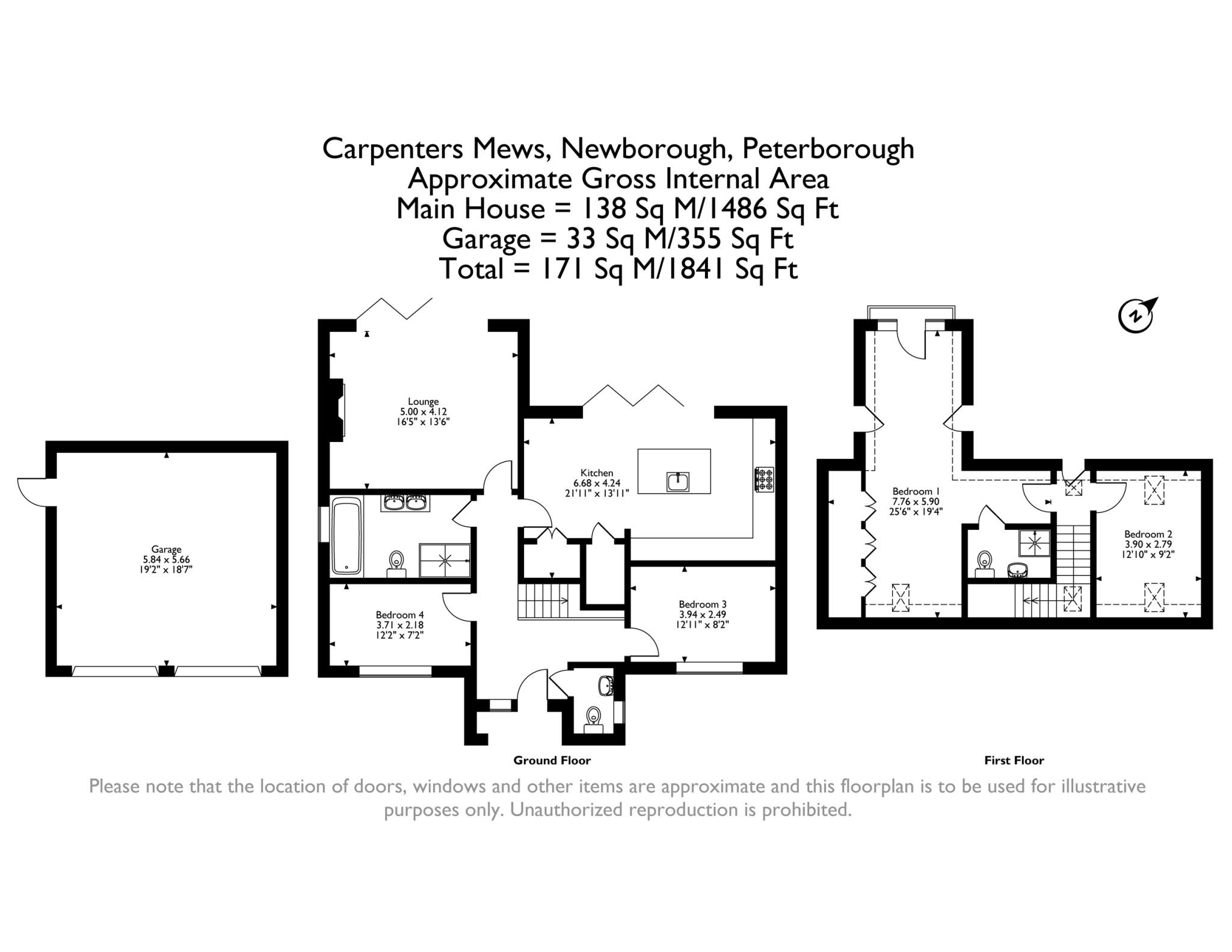 Carpenters Mews, Newborough, Peterborough floorplan