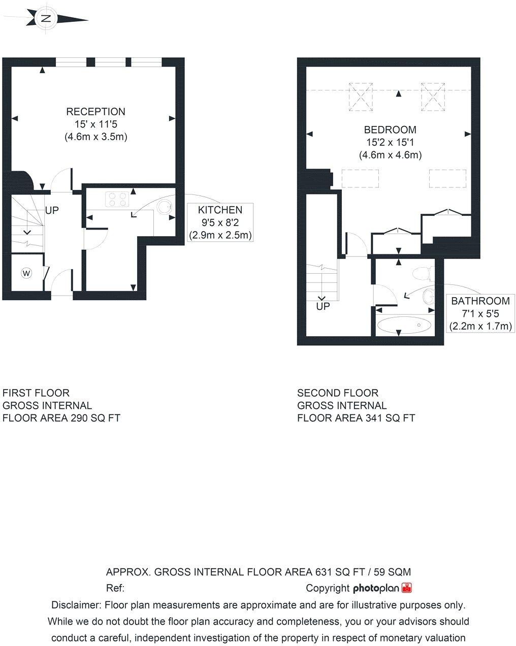 Saltram Crescent London W9 floorplan