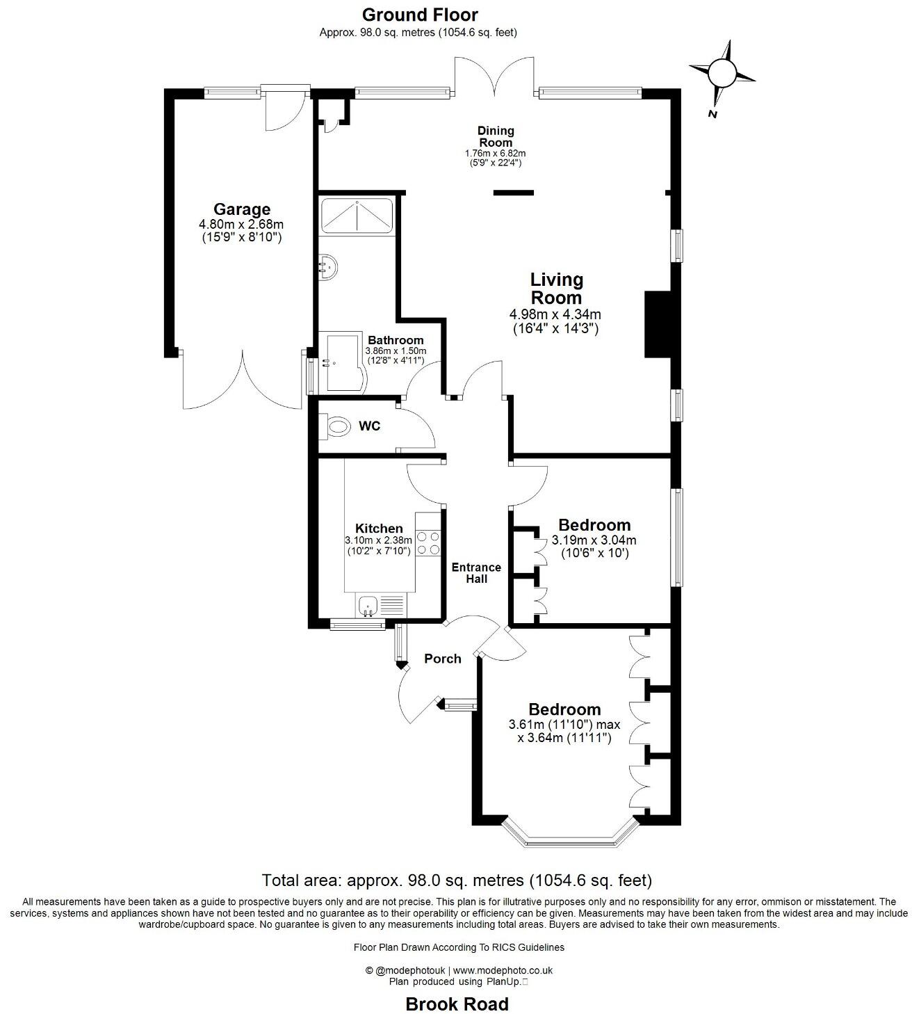 Brook Road, Romford, London, RM2 floorplan