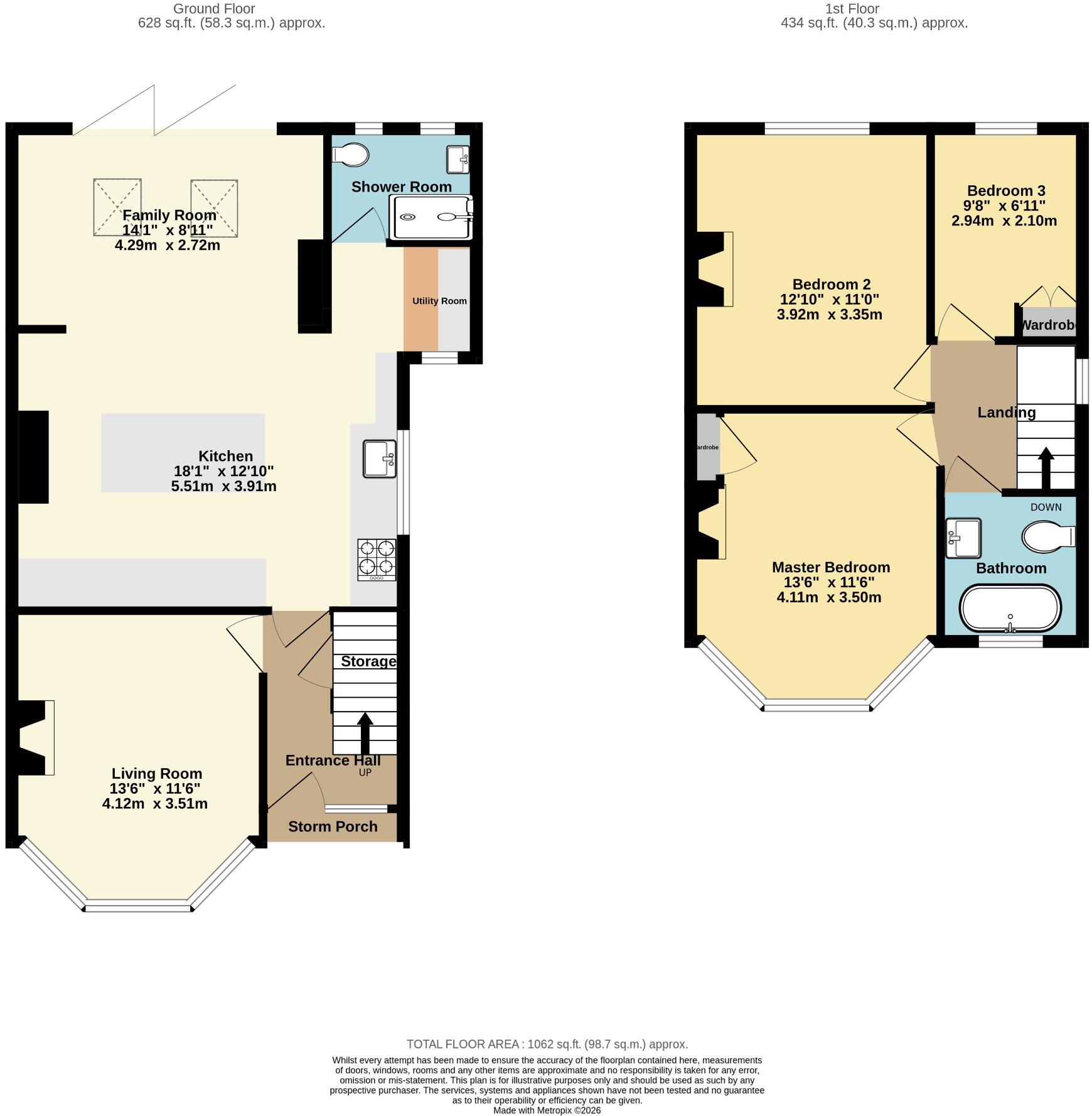 Highfield, Southampton floorplan