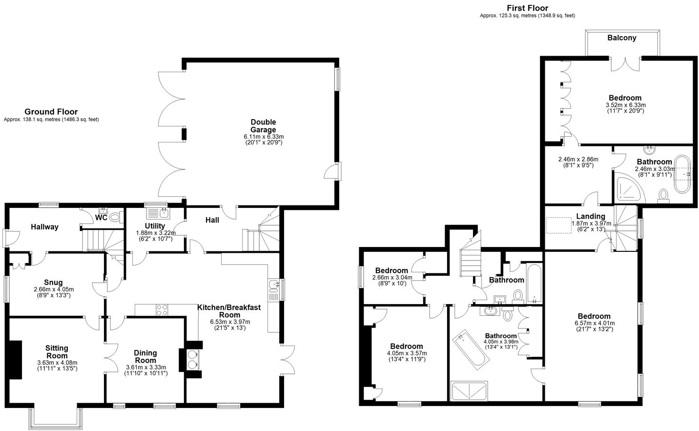 Clifford, Hereford floorplan