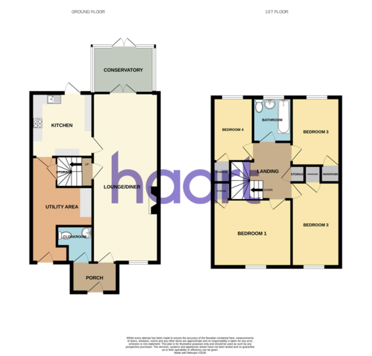 Hollyfield, Harlow floorplan