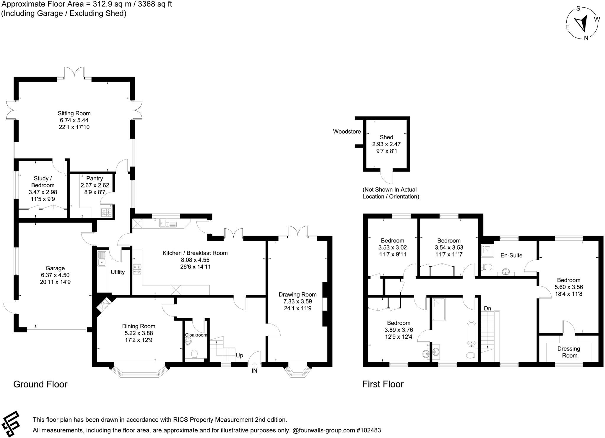 The Firs, Inkpen, Hungerford, Berkshire, RG17 floorplan
