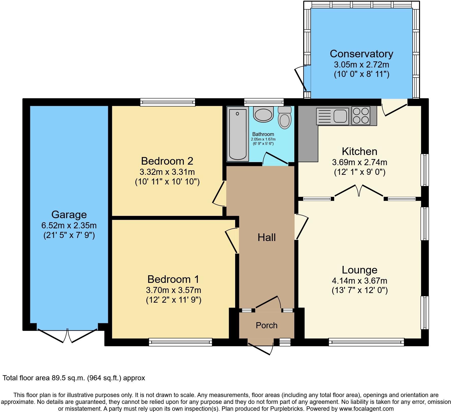 Daniels Crescent, Spalding, PE12 floorplan