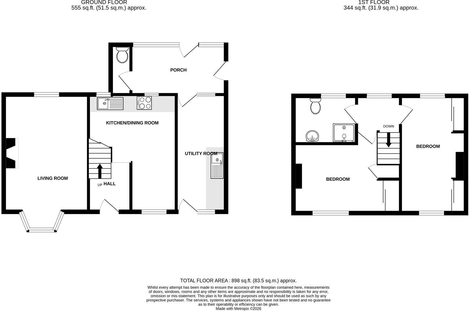 1 Rose Cottage Lane, Blankney Fen floorplan