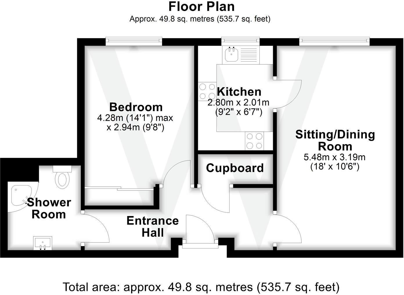 Three Swans Chequer, Salisbury floorplan