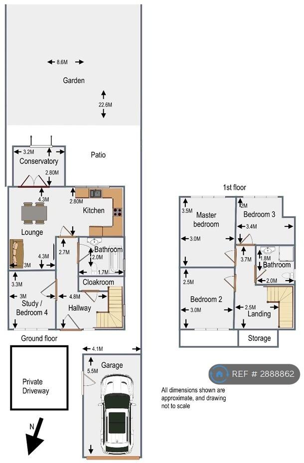 Robin Lane, London, NW4 floorplan
