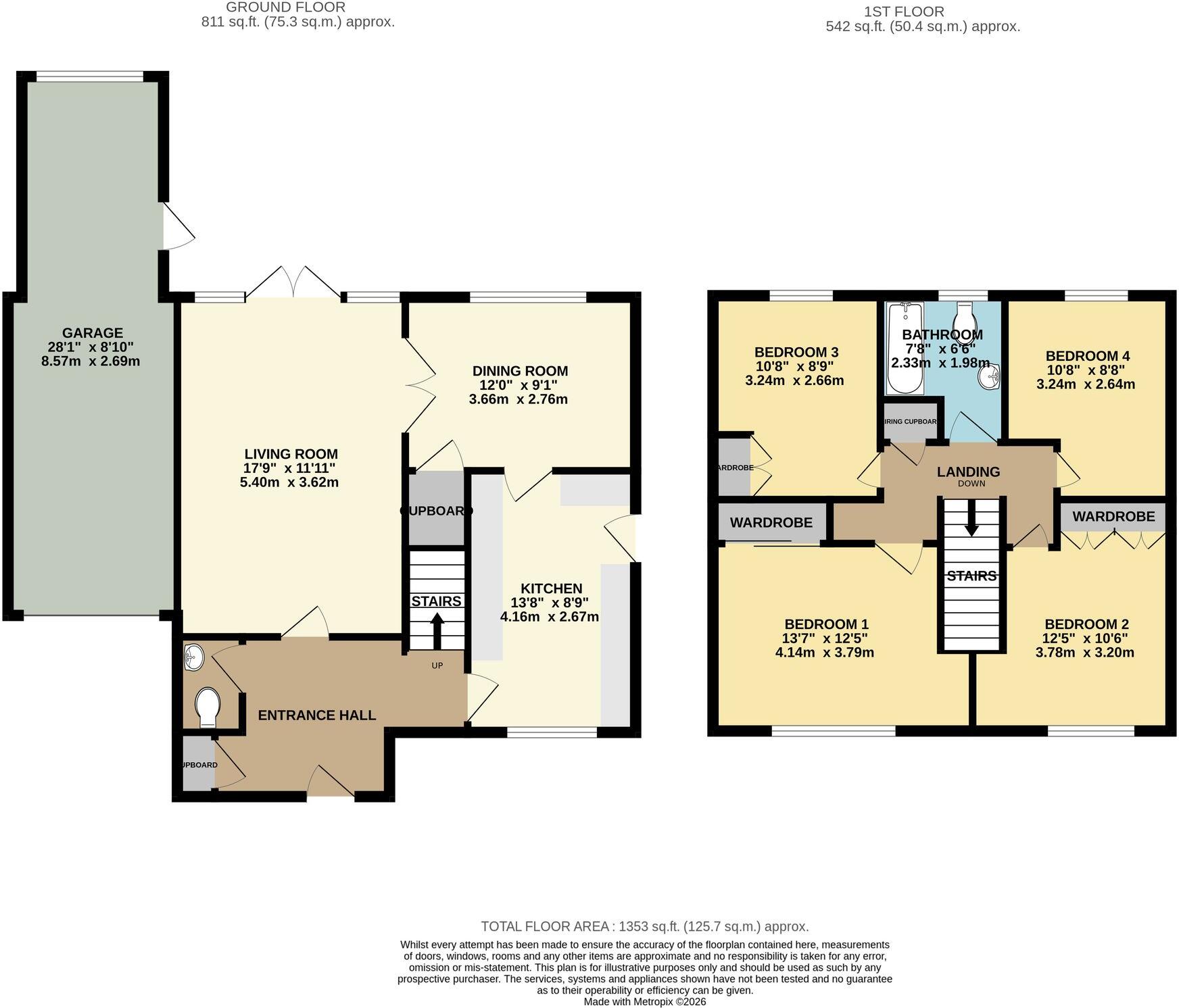 Ryton Way, Stirchley, TF3 floorplan