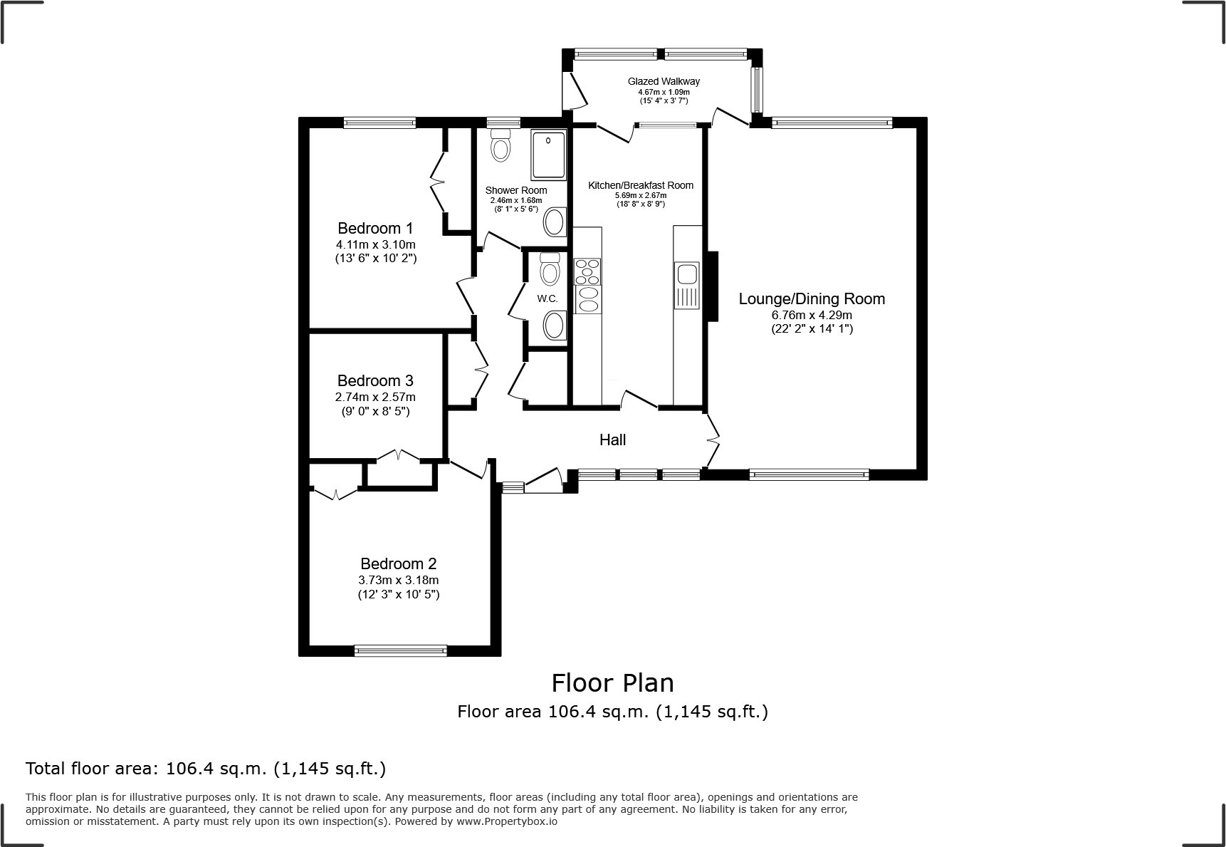 Old Road, East Cowes, Isle of Wight floorplan