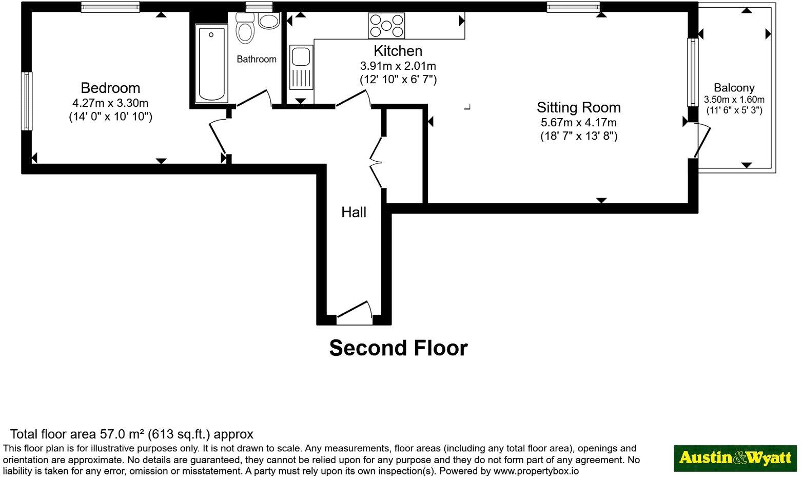 Thomas Blake Avenue, Southampton, Hampshire, SO14 floorplan