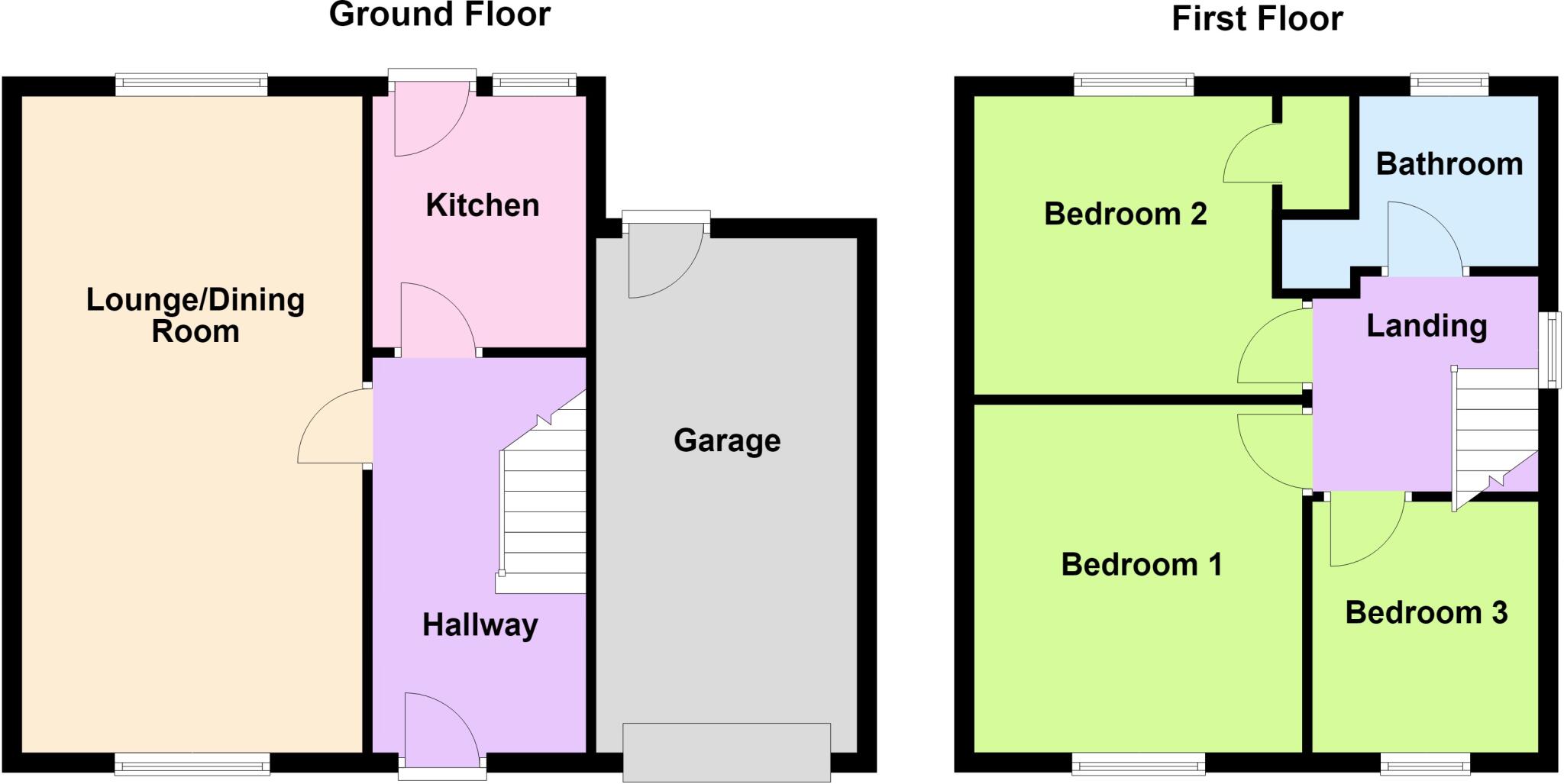 Matterdale Road, Leyland, Lancashire floorplan