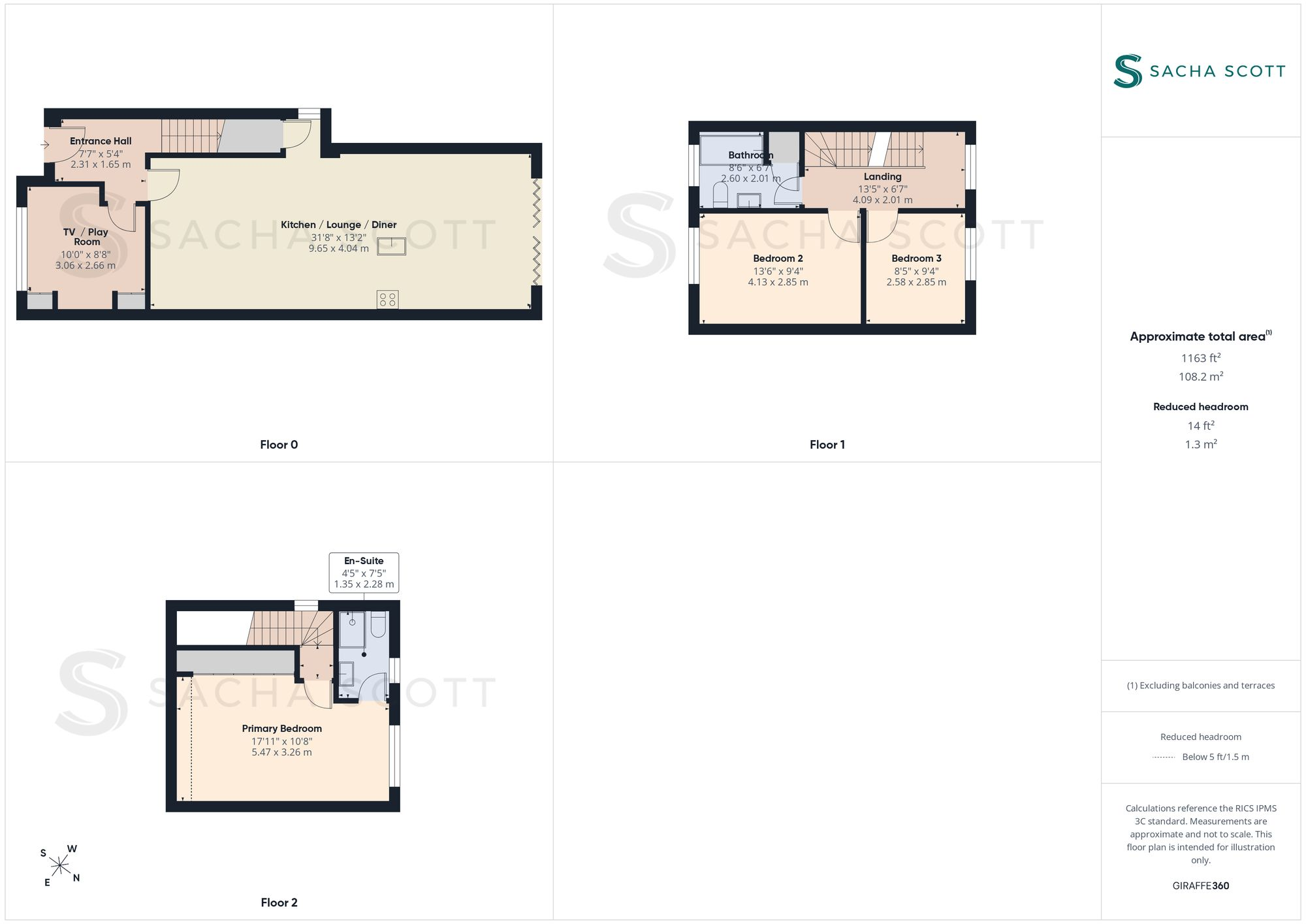 Nork Way, Banstead, SM7 floorplan