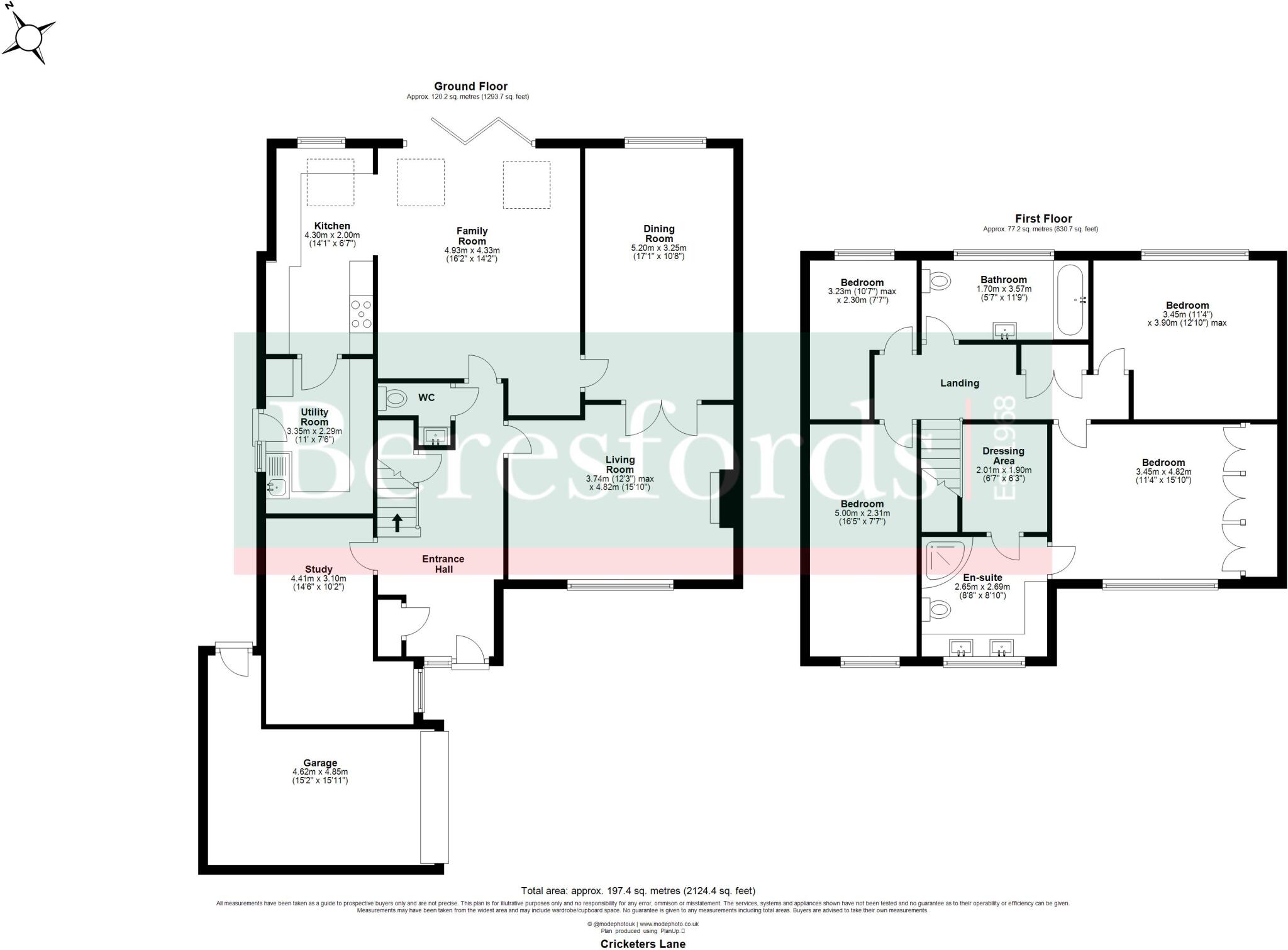 Cricketers Lane, Herongate, CM13 floorplan