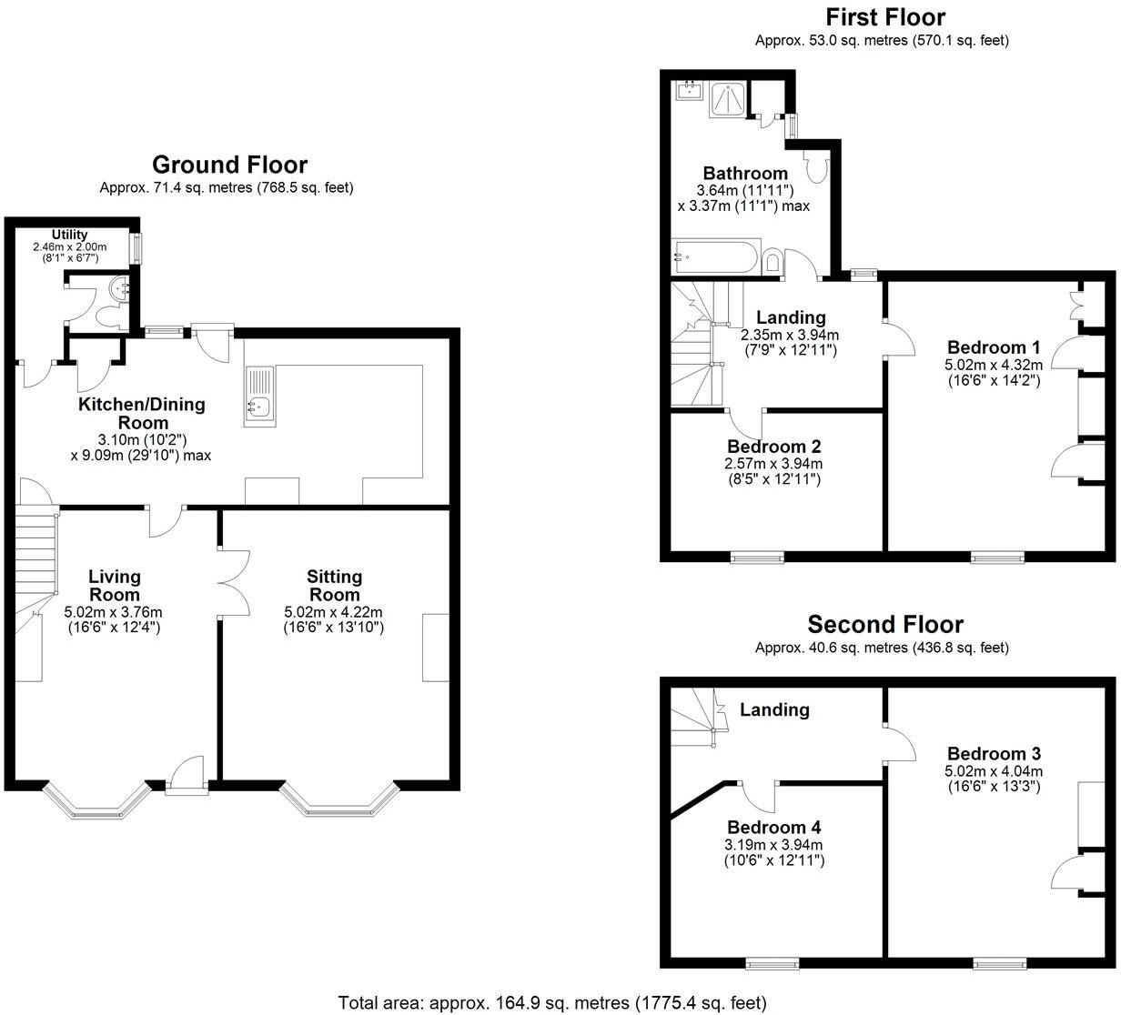 Jermyn Street, Sleaford, Lincolnshire, NG34 floorplan