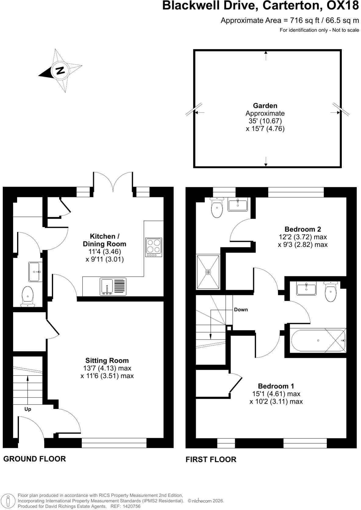 Blackwell Drive, Brize Norton, Carterton, Oxfordshire, OX18 floorplan