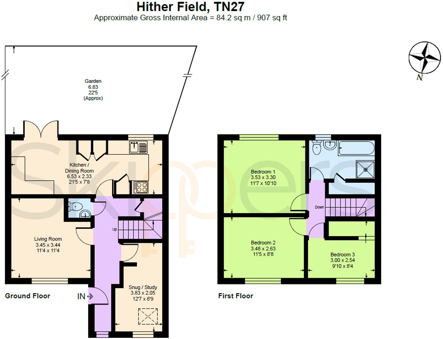 Hither Field, Charing, TN27 floorplan